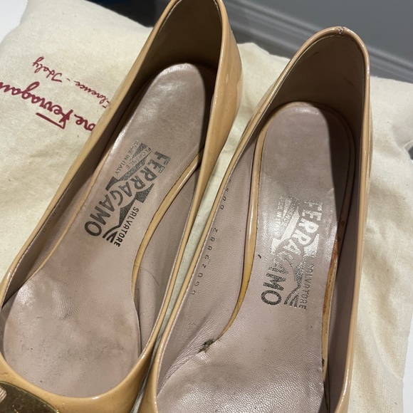 Salvatore Ferragamo Pink Kitten Heels - Picture 4 of 4